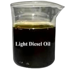 Beaker labelled Light Diesel Oil